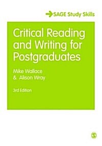 Critical Reading and Writing for Postgraduates (Paperback, 3)