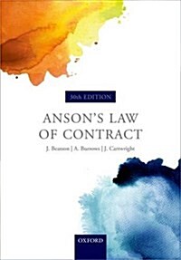Ansons Law of Contract (Paperback, 30 Revised edition)
