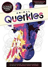 Animal Querkles : A puzzling colour-by-numbers book (Paperback)