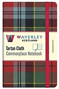 Caledonia: Waverley Genuine Tartan Cloth Commonplace Notebook (9cm x 14cm) (Hardcover)