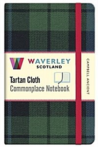 Waverley (M): Campbell Ancient Tartan Cloth Commonplace Pocket Notebook (Hardcover)