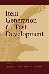 Item Generation for Test Development (Paperback)