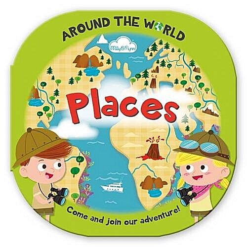 Around the World Places : Fun, Rounded Board Book (Hardcover)
