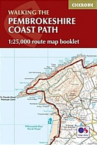 Pembrokeshire Coast Path Map Booklet : 1:25,000 OS Route Mapping (Paperback)