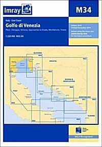 Imray Chart M34 : Golfo di Venezia (Paperback)