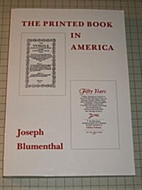 Printed Book in America (Paperback)