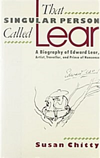 Singular Person Called Lear (Hardcover)