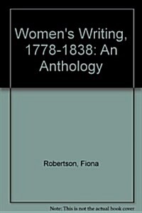 Womens Writing, 1778-1838 (Paperback)