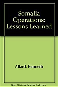 Somalia Operations (Paperback)