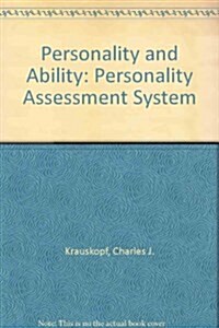 Personality and Ability (Paperback)