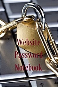Website Password Notebook (Paperback, NTB)