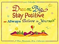 2017 Calendar: Dream Big, Stay Positive, and Always Believe in Yourself (Wall)