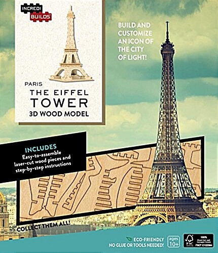 INCREDIBUILDS: PARIS: EIFFEL TOWER 3D WOOD MODEL (Book)