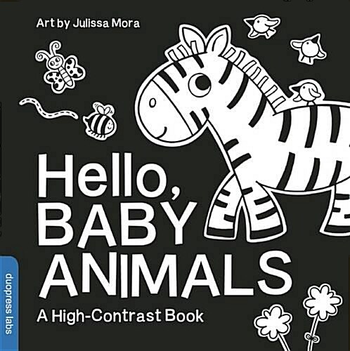 [중고] Hello, Baby Animals: A High-Contrast Book (Board Books)