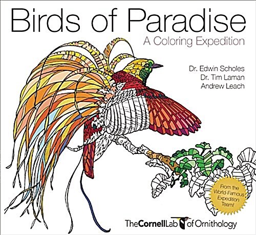 Birds of Paradise: A Coloring Expedition (Paperback)
