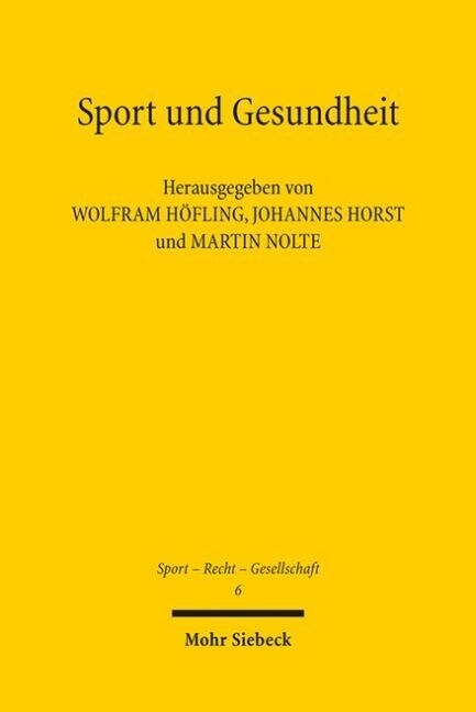 Sport Und Gesundheit (Paperback)