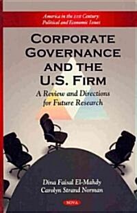 Corporate Governance & the Firm (Hardcover, UK)