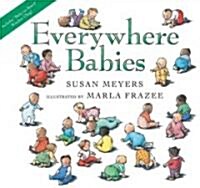 [중고] Everywhere Babies [With Window Cling] (Board Books)