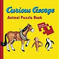 Curious George Animals Puzzle Book (Board Books)