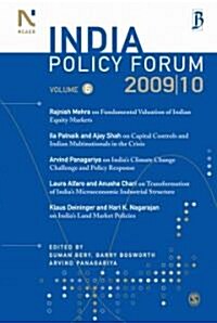 India Policy Forum 2009-10 (Paperback)