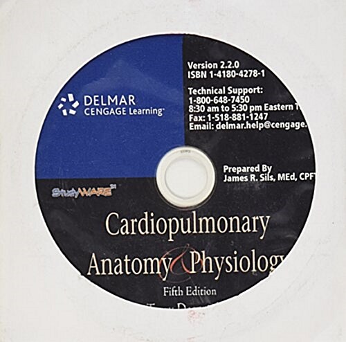 Des Jardins Cardiopulmonary Anatomy & Physiology (CD-ROM, 5th)