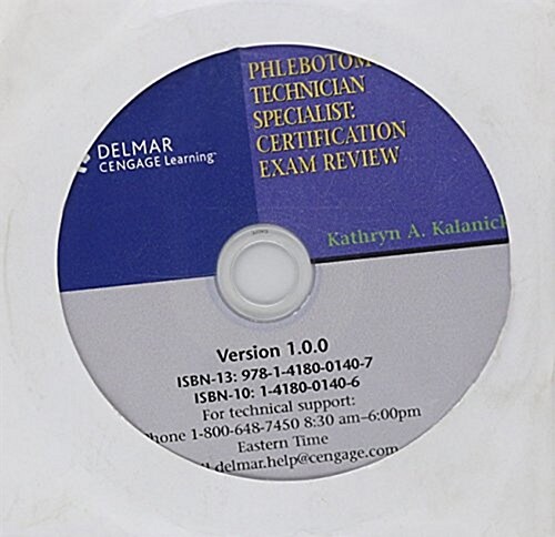 Studyware for Kalanicks Phlebotomy Technician Specialist (CD-ROM, 1st)