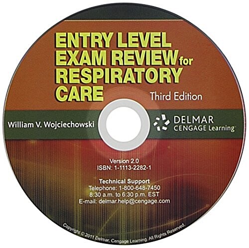 CD-ROM Practice Test for Wojciechowskis Entry Level Exam Review for Respiratory Care (CD-ROM, 3rd)