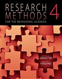 Research Methods for the Behavioral Sciences (Hardcover, 4th)