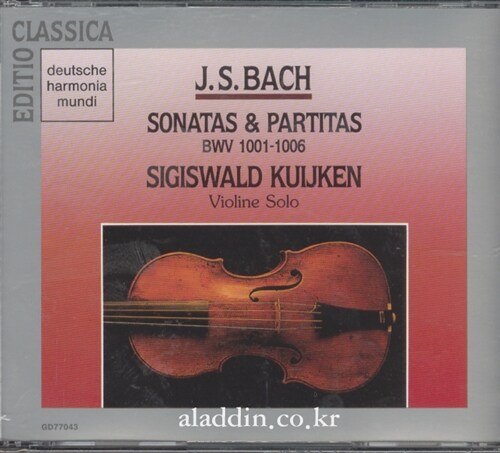 [수입] 바흐 : 무반주 바이올린 소나타와 파르티타 BWV 1001-1006