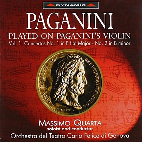 [수입] 파가니니의 바이올린으로 연주한 파가니니 (바이올린 협주곡 1,2번)
