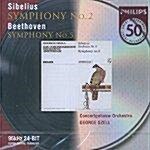 [중고] [수입] 베토벤 : 교향곡 5번 ‘운명‘ & 시벨리우스 : 교향곡 2번