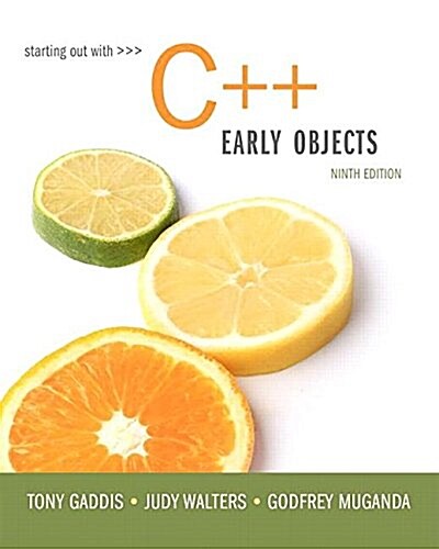 Starting Out with C++: Early Objects Plus Mylab Programming with Pearson Etext -- Access Card Package [With Access Code] (Paperback, 9)