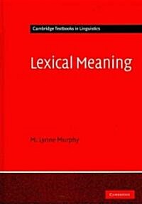 Lexical Meaning (Hardcover)