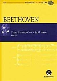 Beethoven - Piano Concerto No. 4, Op. 58 in G Major: Eulenburg Audio+score Series, Vol. 63 (Hardcover)