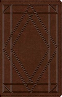 ESV Ultrathin Bible (Trutone, Chestnut, Wood Panel Design) (Imitation Leather)