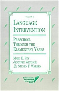 Language Intervention (Hardcover)
