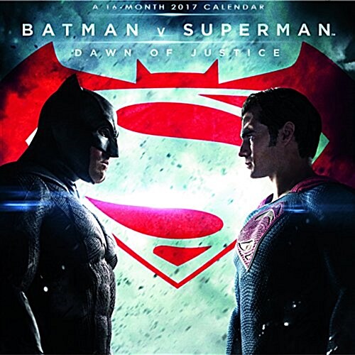Batman V Superman - Dawn of Justice 2017 Calendar (Calendar, Mini)