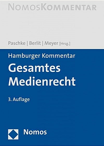 Hamburger Kommentar Gesamtes Medienrecht (Hardcover, 3)