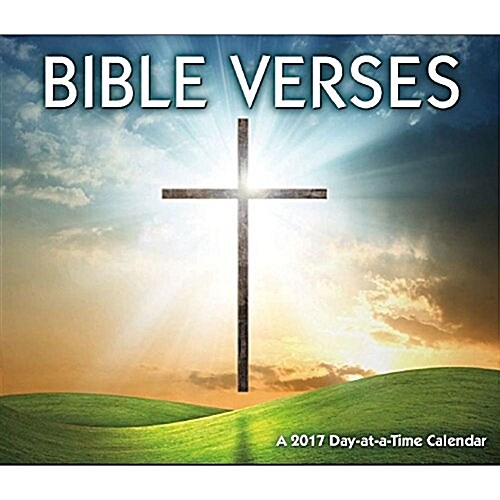 Bible Verses Day-at-a-time 2017 Calendar (Calendar, Page-A-Day )