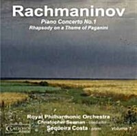 [수입] Sequeira Costa - 라흐마니노프: 피아노 협주곡 1번 & 파가니니 주제에 의한 광시곡 (Rachmaninov: Piano Concerto No.1 & Rhapsody On A Theme Of Paganini, Op. 43)(CD)