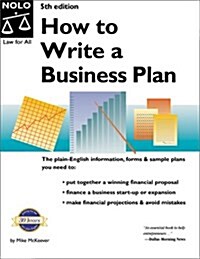 How to Write a Business Plan (Paperback, 5th)