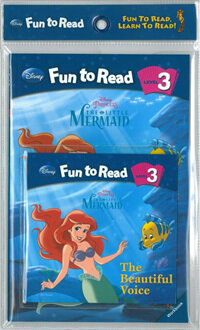 Disney Fun to Read Set 3-15: The Beautiful Voice (인어공주) (Paperback + Workbook + Audio CD)