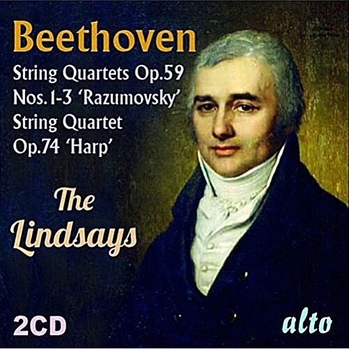 [수입] 베토벤 : 현악사중주 Op.59 No.1-3 라주모프스키 & Op.74 하프 [2CD]