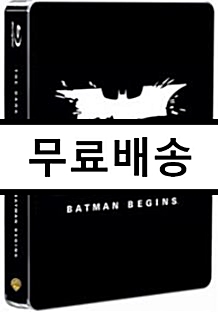 [중고] [블루레이] 배트맨 비긴즈 + 다크 나이트 - 스틸북 한정판 콤보팩 (5disc: 3BD+2DVD)