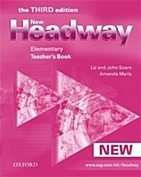 [중고] New Headway: Elementary Third Edition: Teachers Book : Six-level general English course for adults (Paperback, 3 Revised edition)