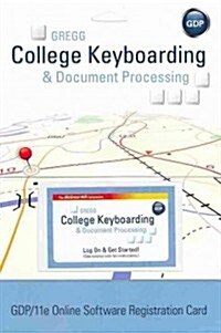 Gregg College Keyboarding & Document Processing Online Software Student Registration Card (Pass Code, 11th)