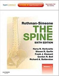 Rothman-Simeone The Spine : Expert Consult: Online, Print and DVD, 2-Volume Set (Hardcover, 6 Revised edition)