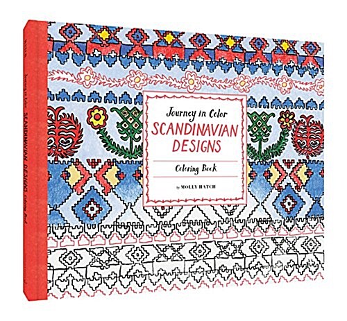 Journey in Color: Scandinavian Designs: Coloring Book (Paperback)