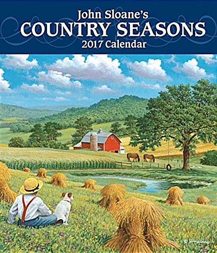 John Sloanes Country Seasons 2017 Monthly/Weekly Planner Calendar (Desk)