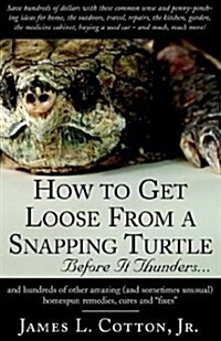 How to Get Loose from a Snapping Turtle - Beforre It Thunders..... (Paperback)